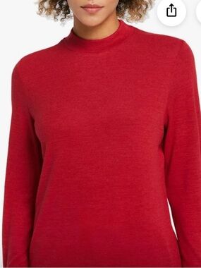 Rafaella Long Sleeve Sweater Red Size XXL NWT